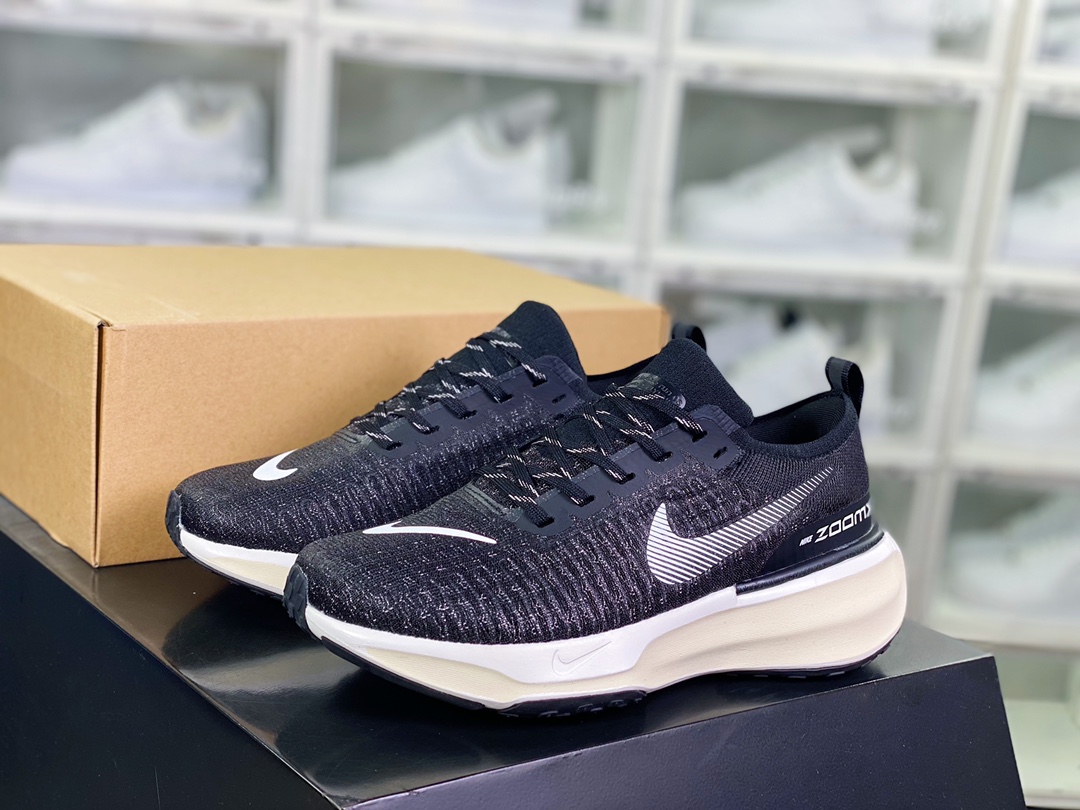 220 ZoomX Invincible Run Flyknit 3”Black/White”不可战胜3代DR2615-001
