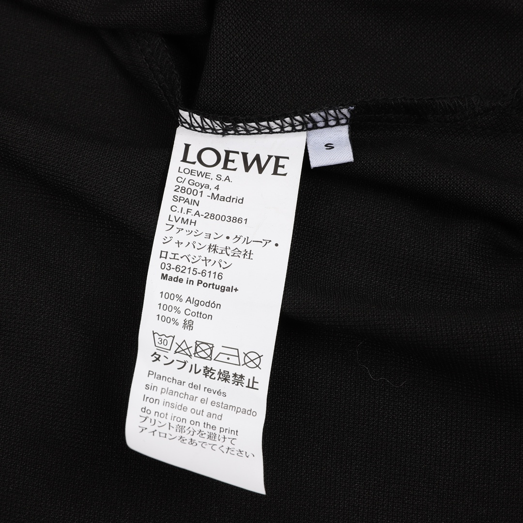 LOEWE/罗意威 22ss胸口刺绣LOGO短袖POLO衫