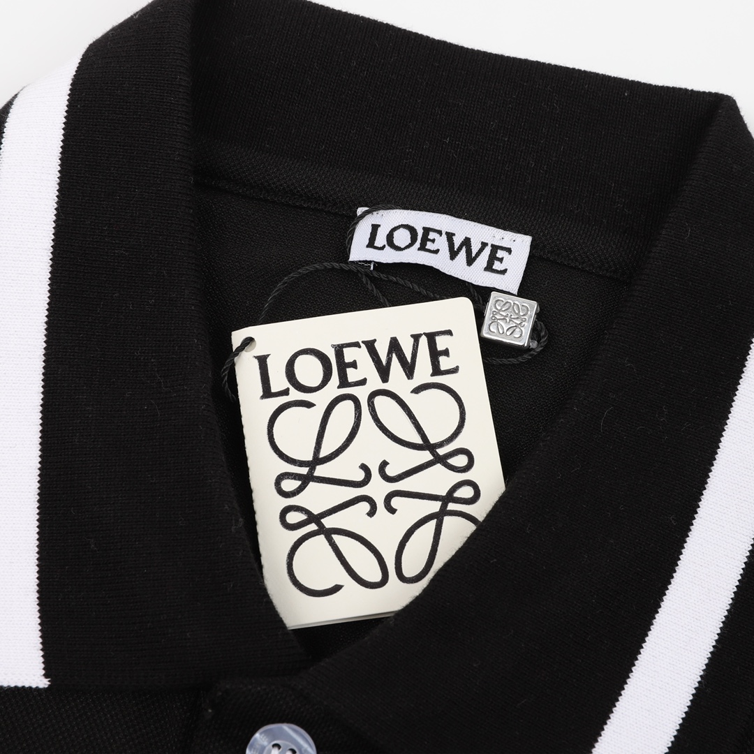 LOEWE/罗意威 22ss胸口刺绣LOGO短袖POLO衫