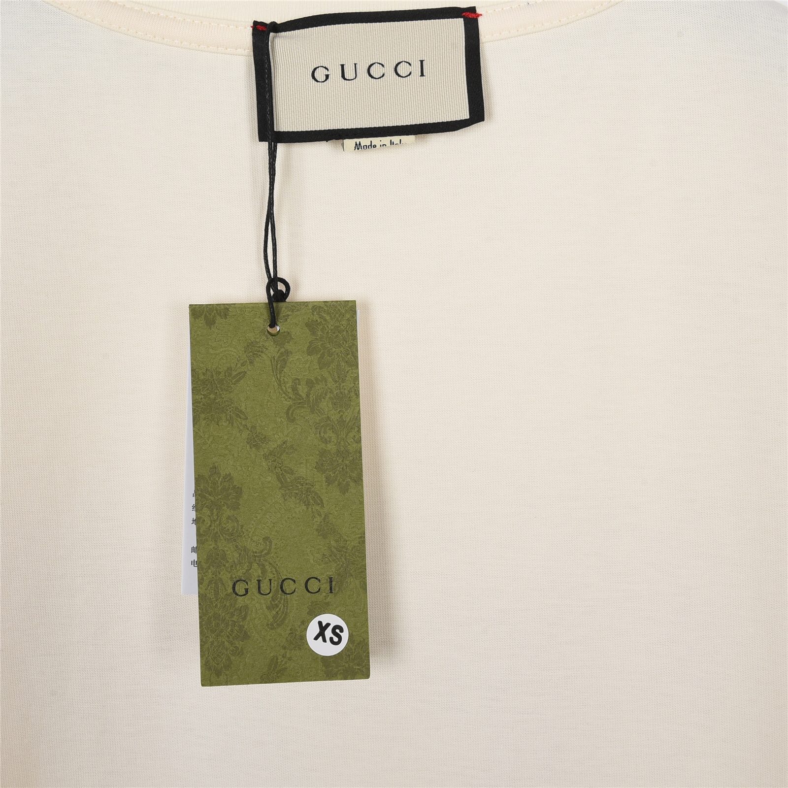 上新170 GUCCI 古驰23SS夏季新款油漆七彩字母印花短袖