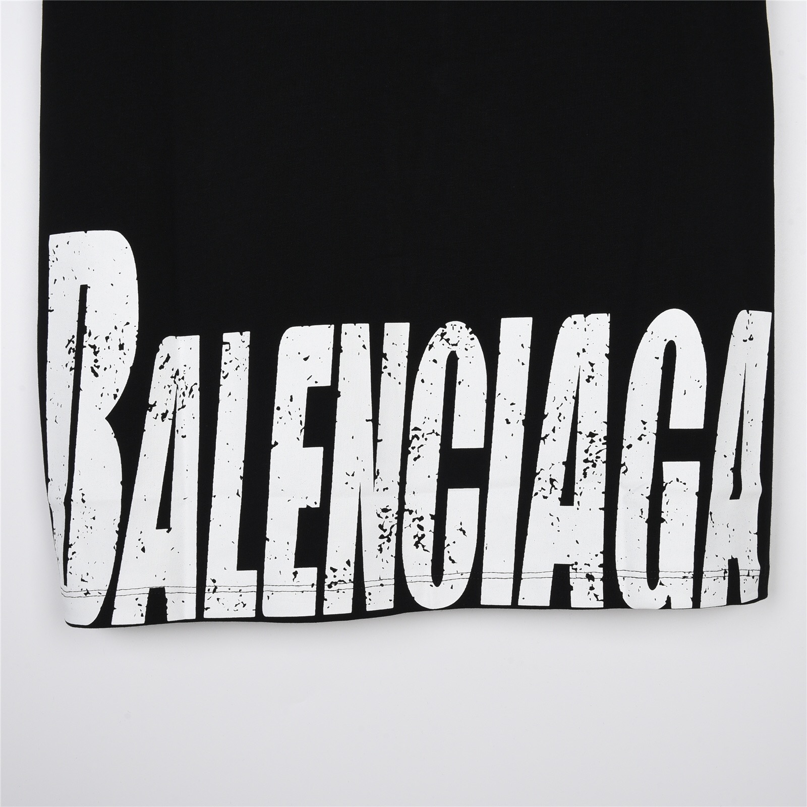 170 GUCCI BALENCIAGA 古驰联名巴黎世家手绘前后大字母logo短袖