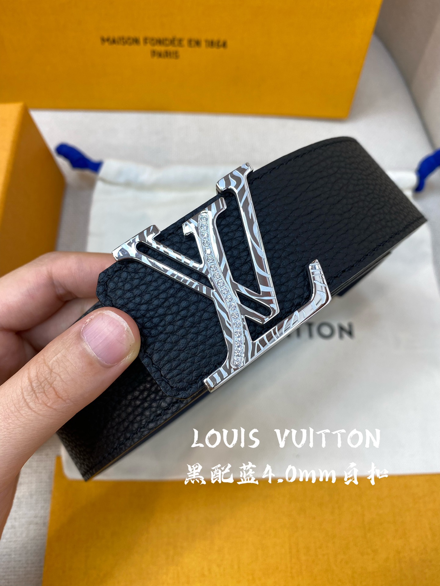 LV代工厂货品4.0宽度可验货正品一