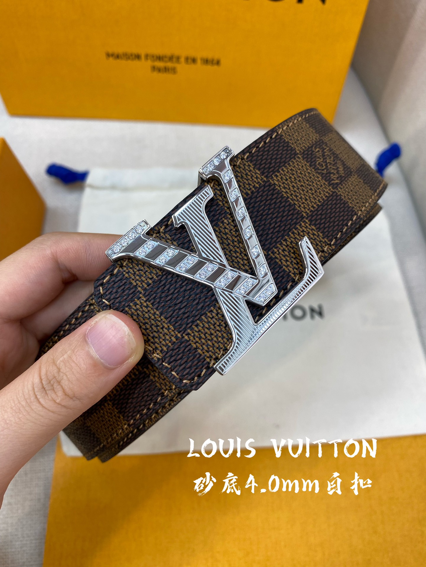 LV代工厂货品4.0宽度可验货正品一