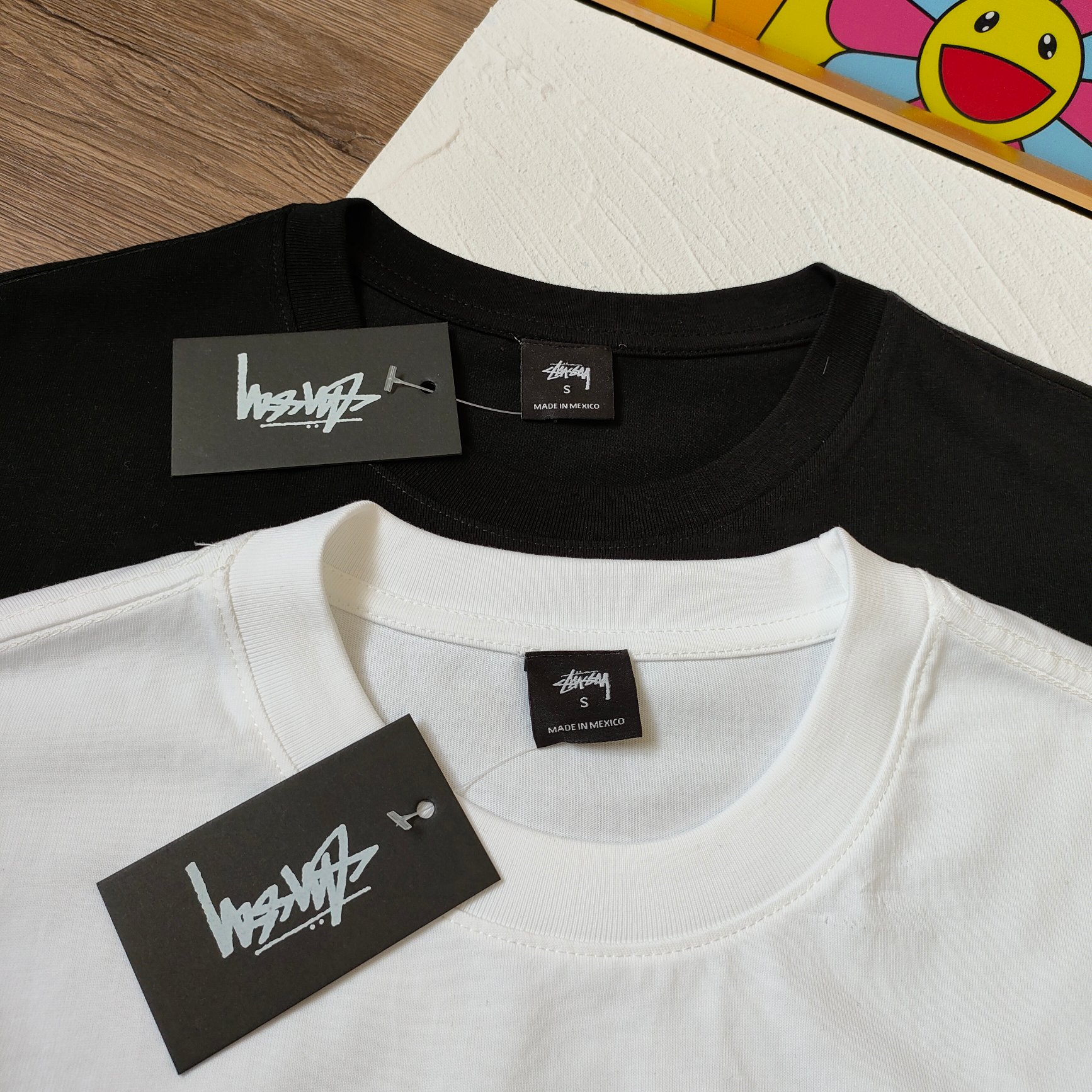 Stussy United Rainbow Dice Round-T-shirt: Fashionable Gender-Equal Clothing with Unique Features - 图片 9