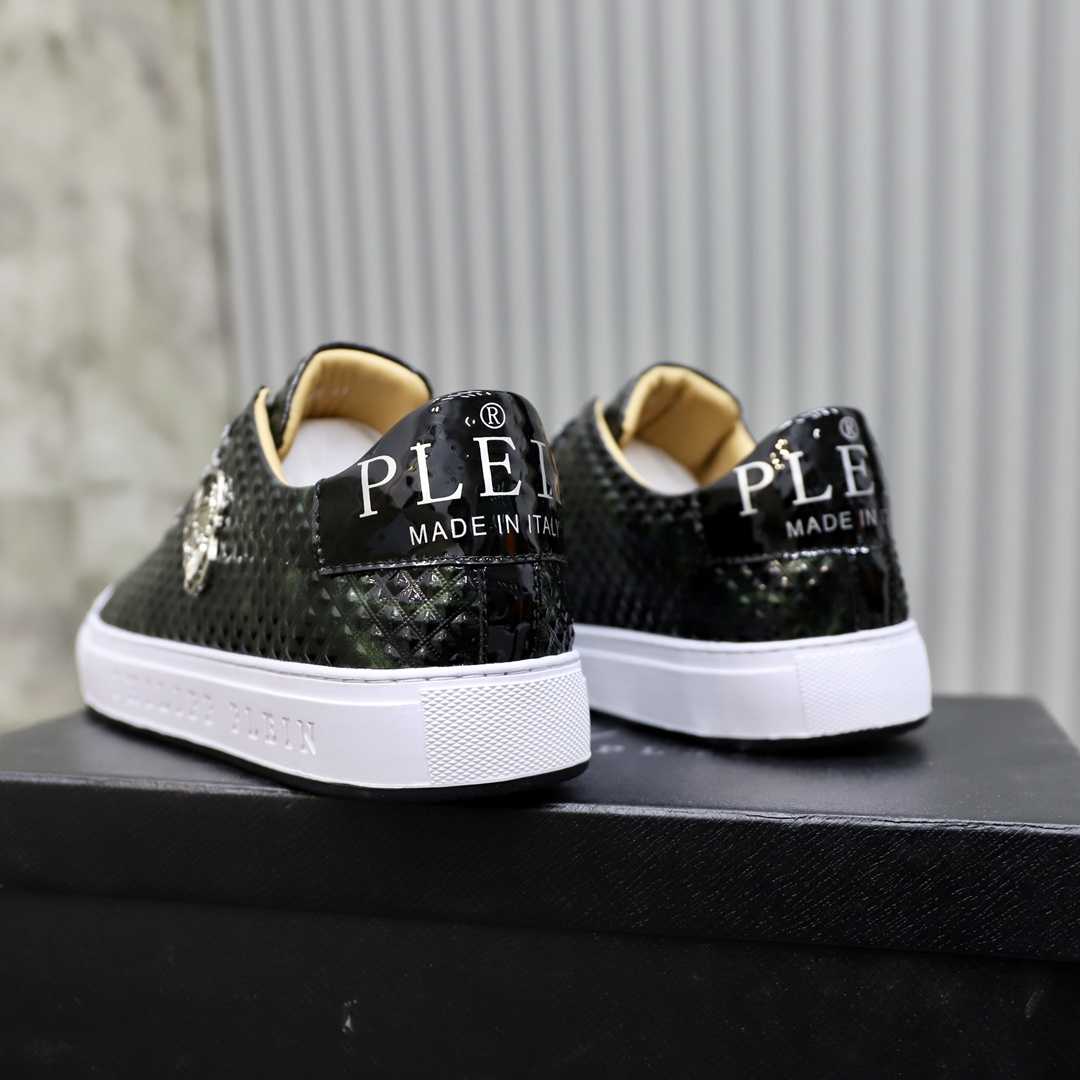 precio de fábrica 251PHILIPP PLEIN-Philip PLEINSize: 38-44 (45 personalizado) zapatos de los hombres