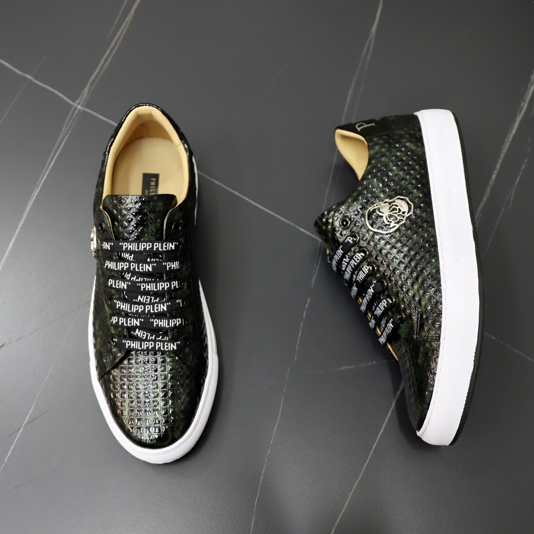 precio de fábrica 251PHILIPP PLEIN-Philip PLEINSize: 38-44 (45 personalizado) zapatos de los hombres