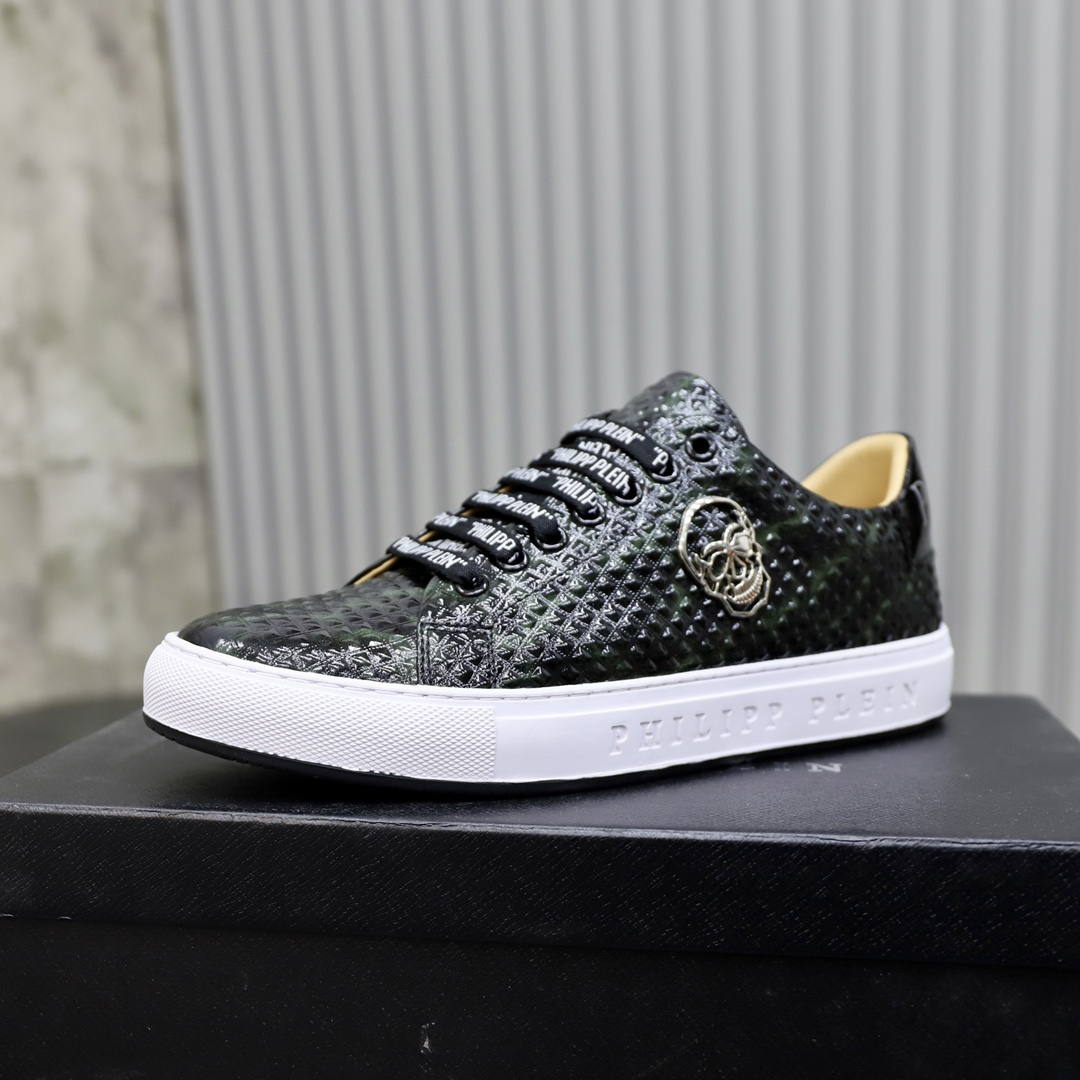 precio de fábrica 251PHILIPP PLEIN-Philip PLEINSize: 38-44 (45 personalizado) zapatos de los hombres