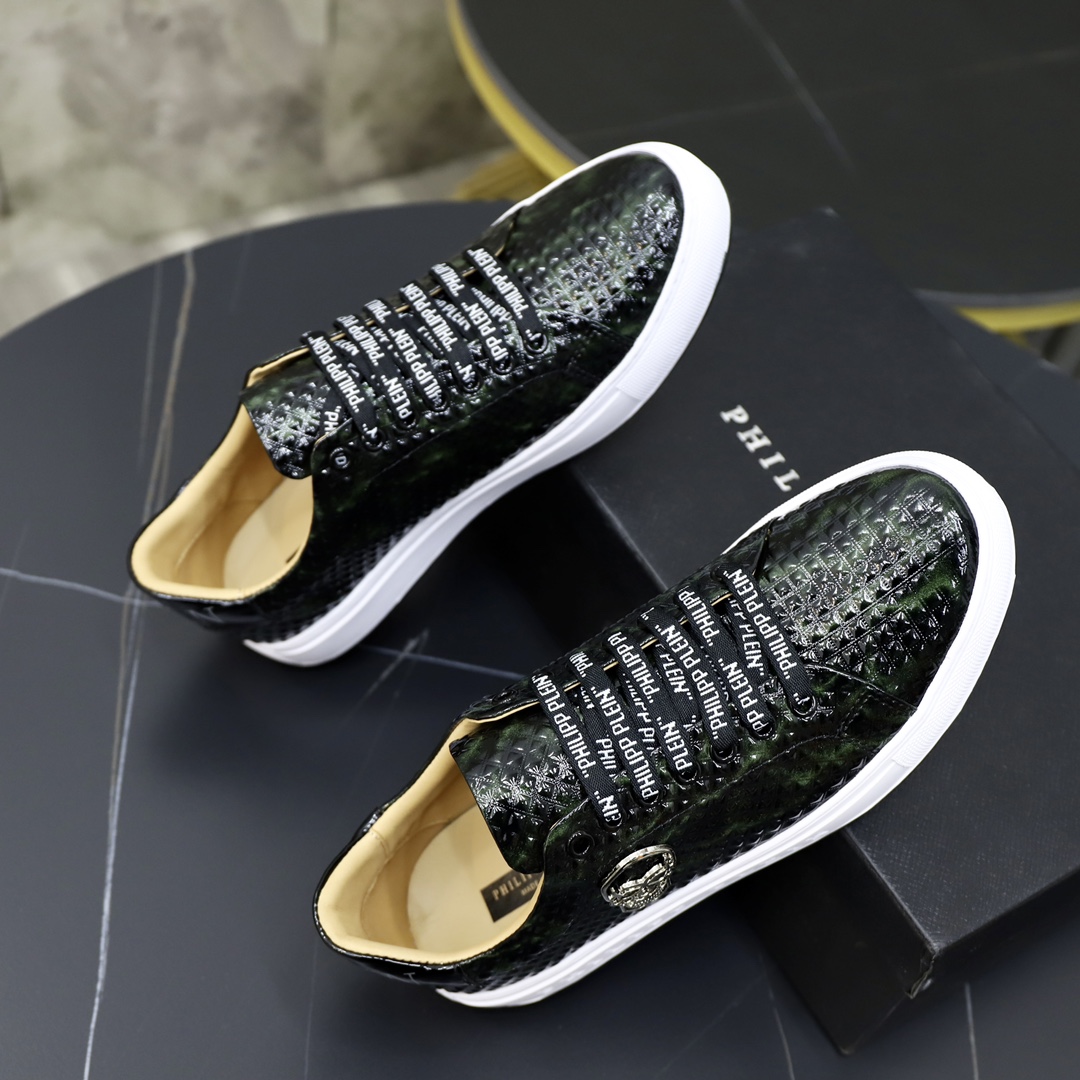 precio de fábrica 251PHILIPP PLEIN-Philip PLEINSize: 38-44 (45 personalizado) zapatos de los hombres