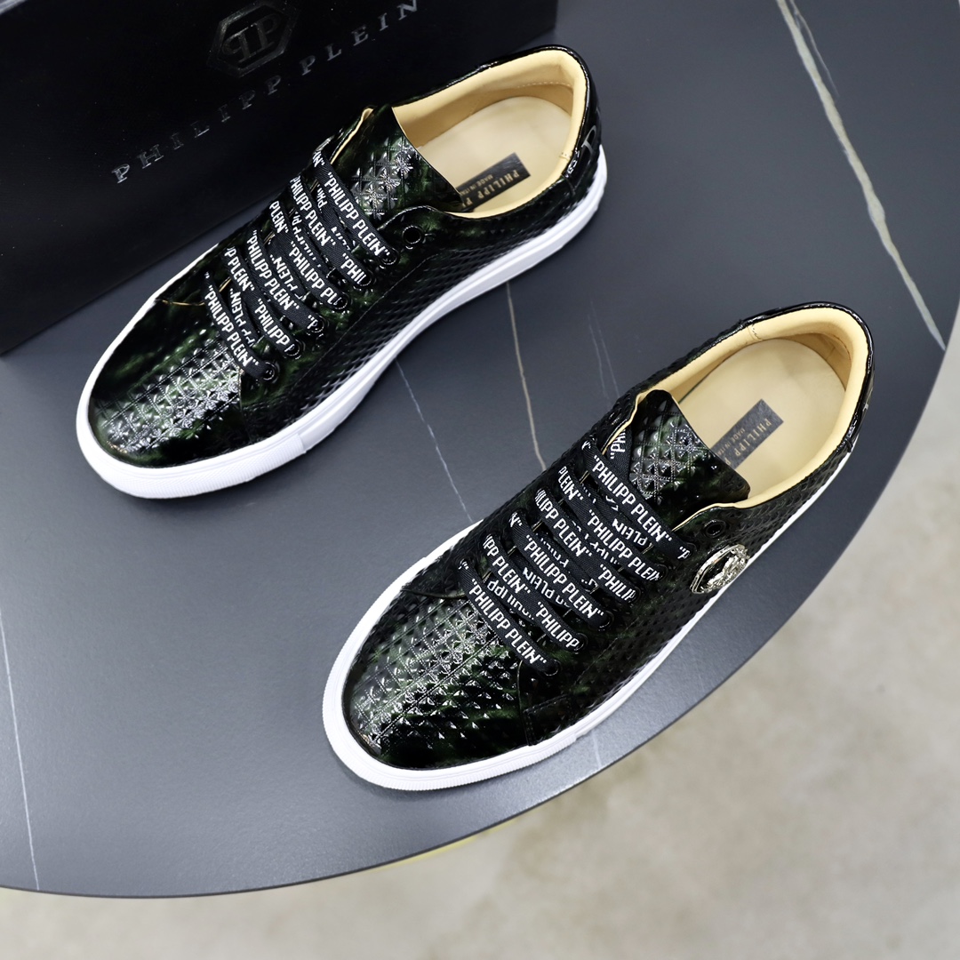 precio de fábrica 251PHILIPP PLEIN-Philip PLEINSize: 38-44 (45 personalizado) zapatos de los hombres
