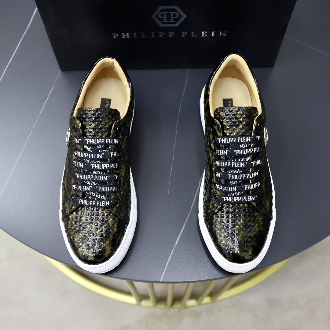precio de fábrica 251PHILIPP PLEIN-Philip PLEINSize: 38-44 (45 personalizado) zapatos de los hombres