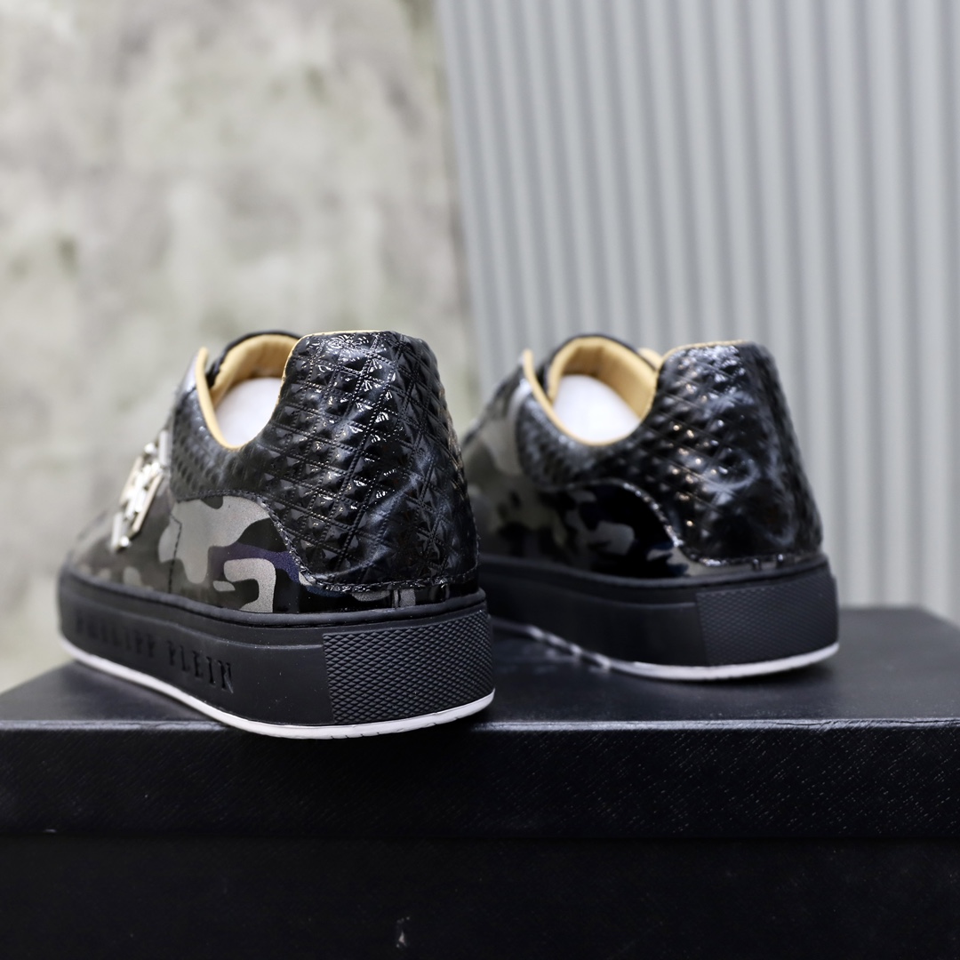 precio de fábrica 251PHILIPP PLEIN-Philip PLEINSize: 38-44 (45 personalizado) zapatos de los hombres