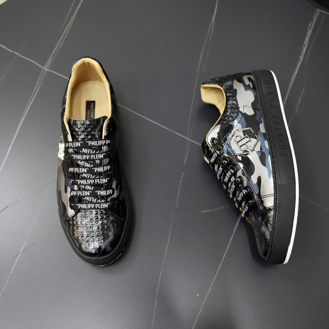 precio de fábrica 251PHILIPP PLEIN-Philip PLEINSize: 38-44 (45 personalizado) zapatos de los hombres