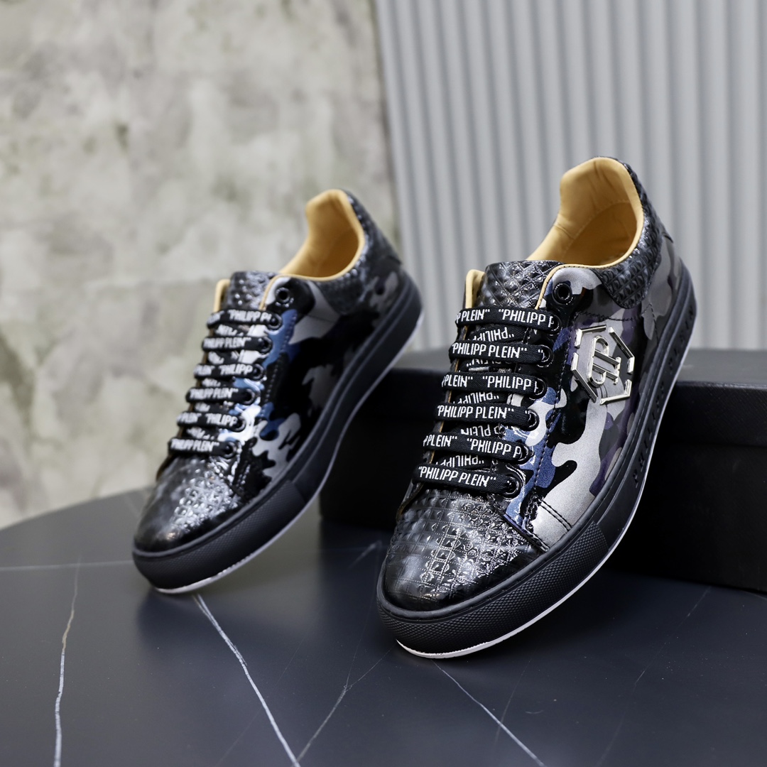 precio de fábrica 251PHILIPP PLEIN-Philip PLEINSize: 38-44 (45 personalizado) zapatos de los hombres