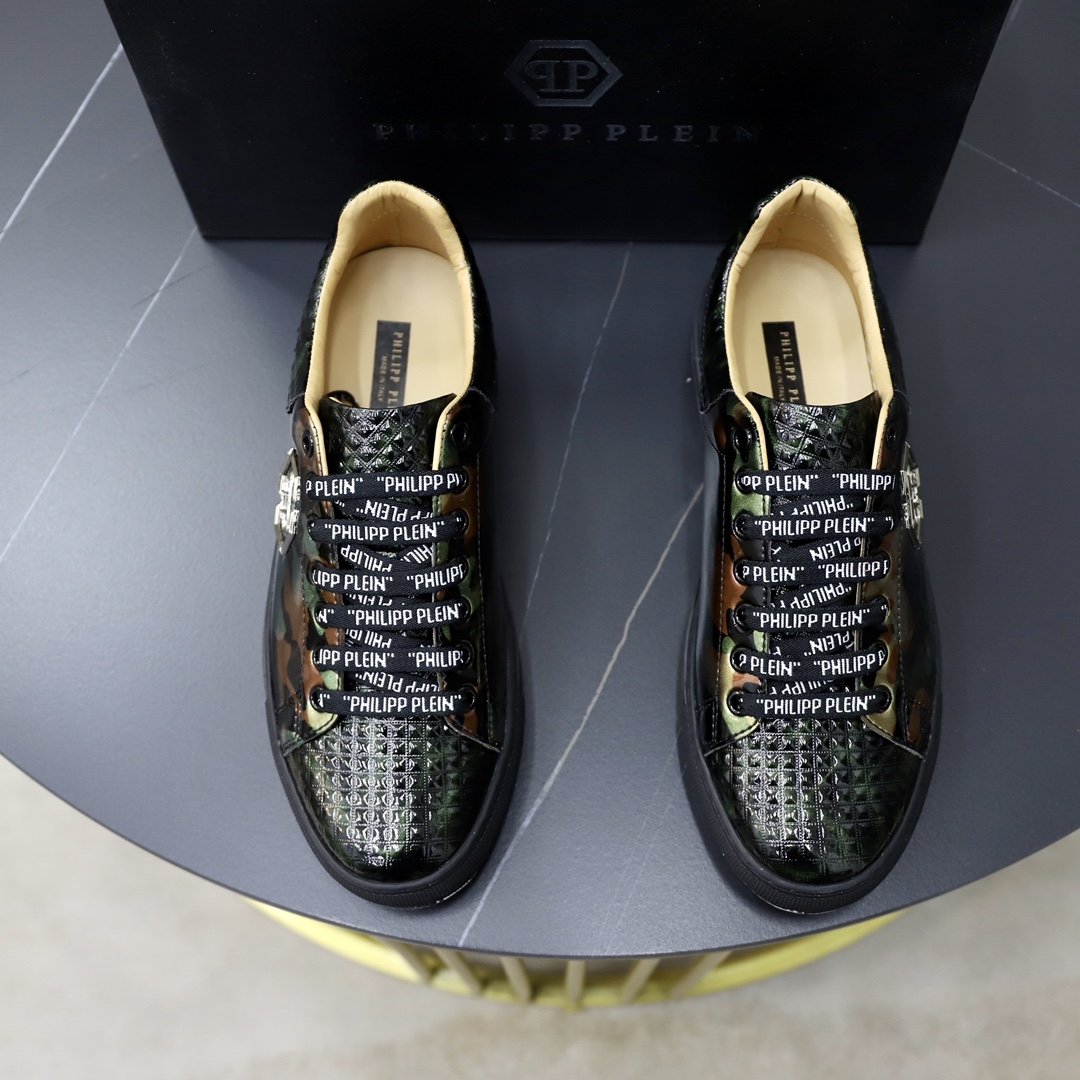 precio de fábrica 251PHILIPP PLEIN-Philip PLEINSize: 38-44 (45 personalizado) zapatos de los hombres