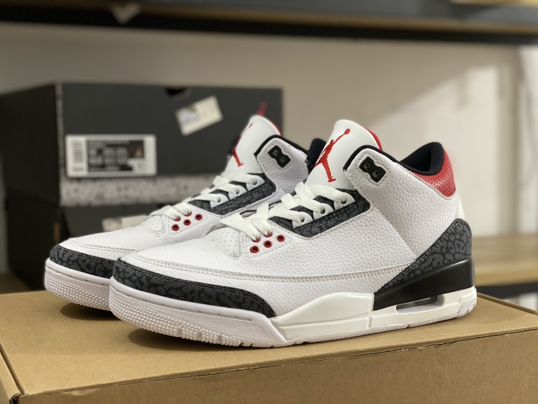 aj3火焰红尺码40-46特价头层皮