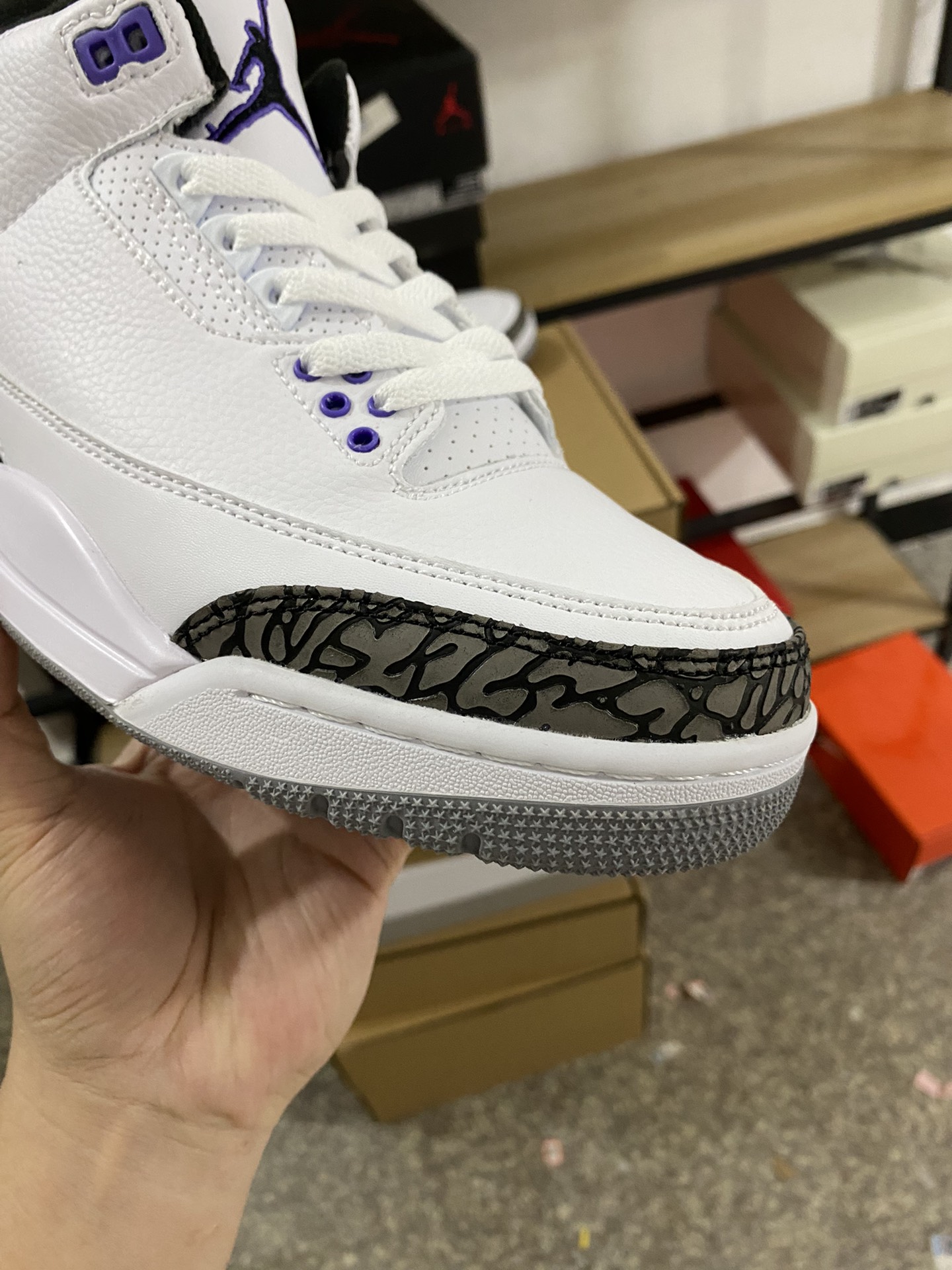 aj3白紫尺码40-46没45特价头