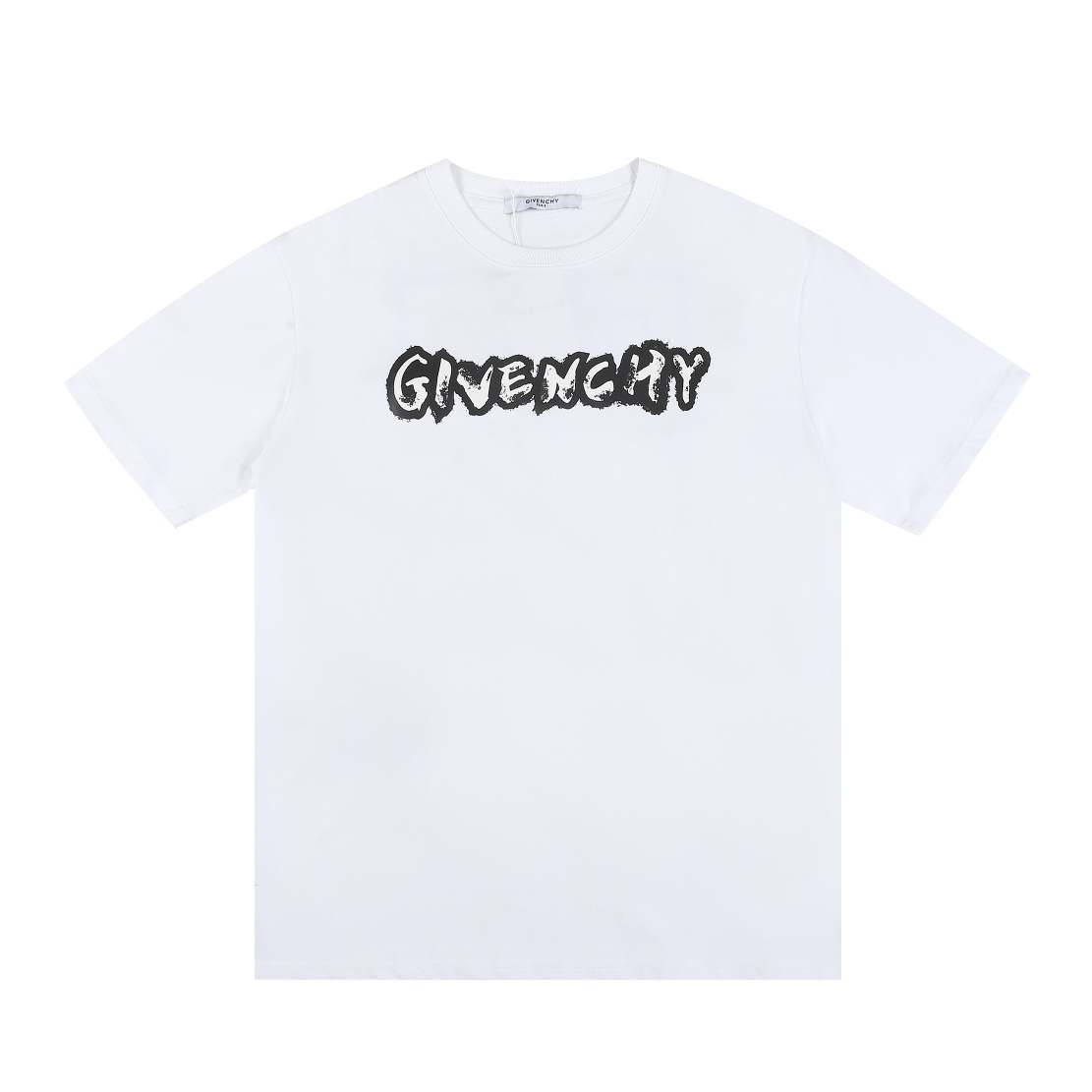 La tela de manga corta estampada GIVENCHY/Givenchy 23ss graffiti 4G está hecha de 280 g de algodón peinado pe…