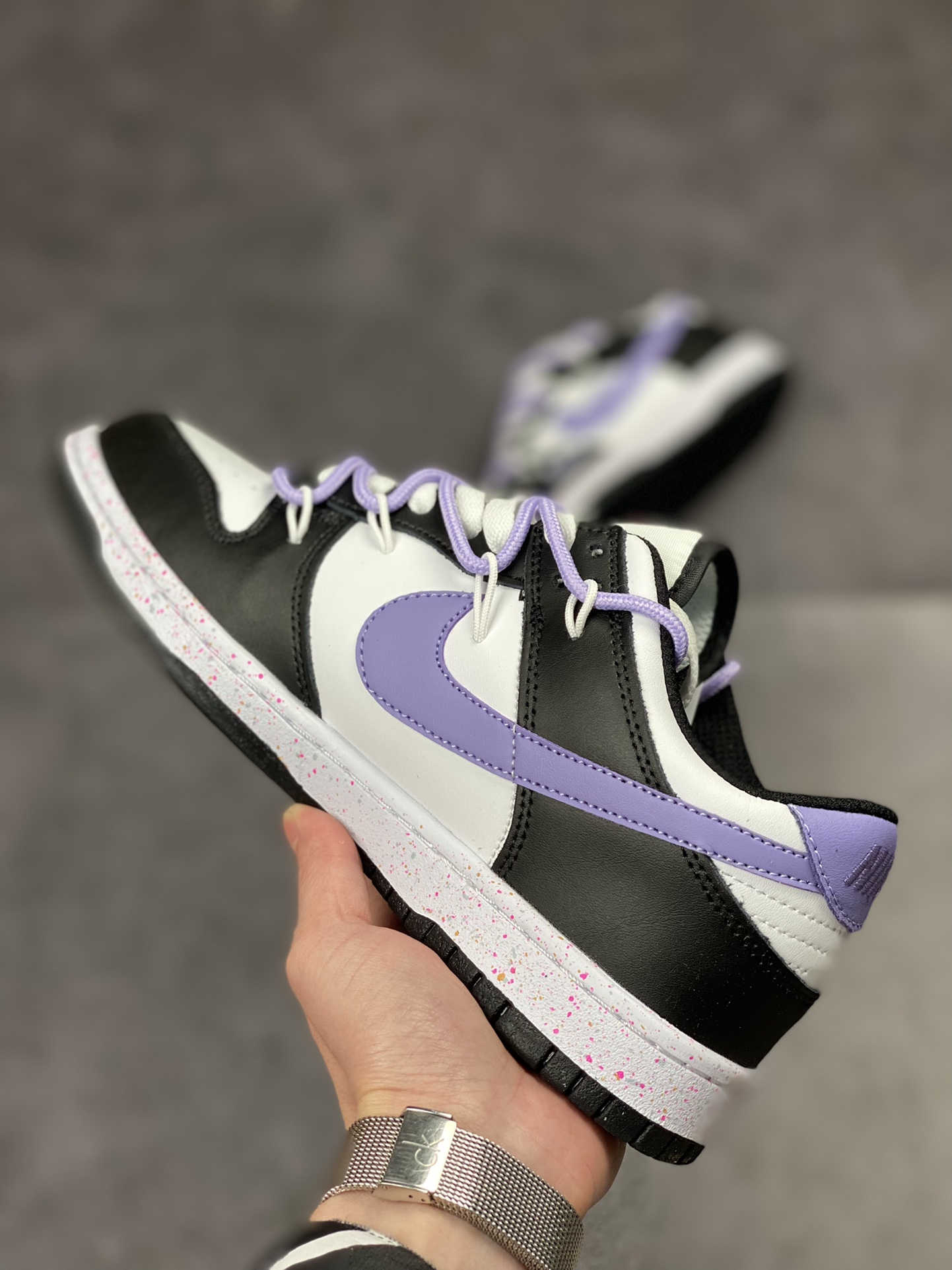 240 NIKE SB Dunk Low 黑紫绑带FD4623-131-3