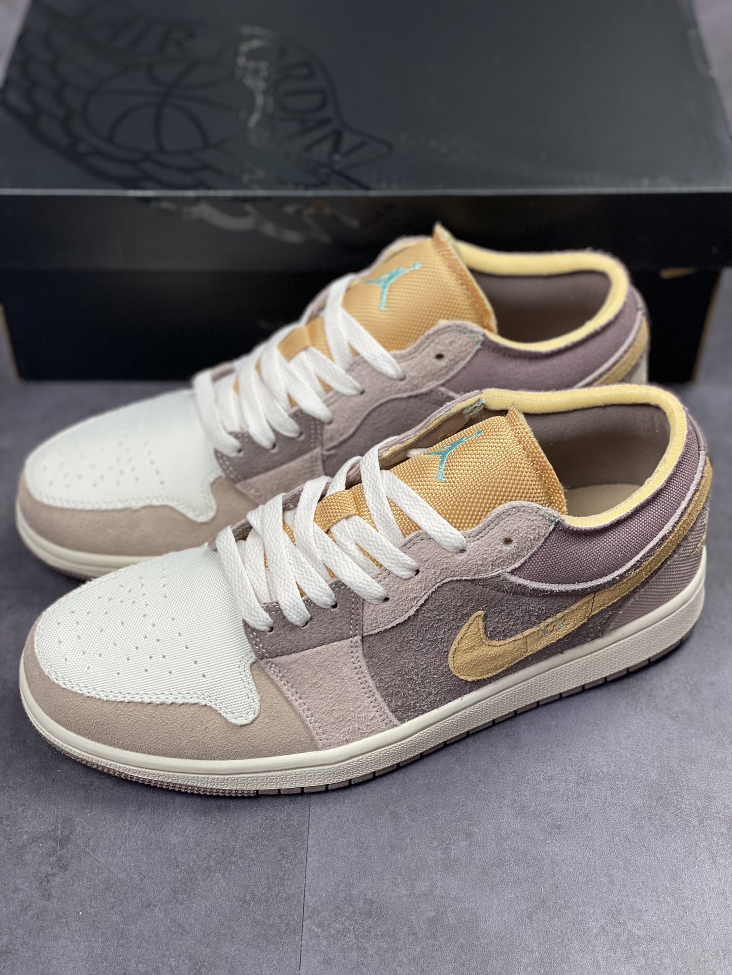 200 Air Jordan 1 Low 米紫橙 AJ1乔1低帮休闲板鞋DN1635-200