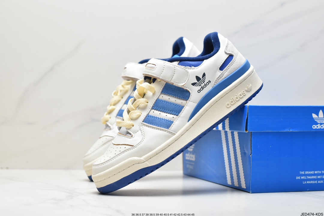 Adidas Clover Originals Forum 84 Low Roman Series Velcro Low Help GW0298