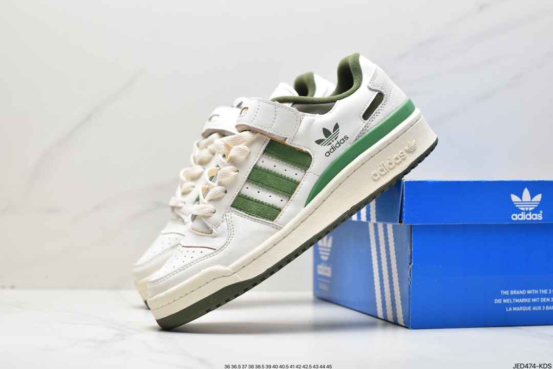 Adidas Clover Originals Forum 84 Low Roman Series Velcro Low Help GW0298