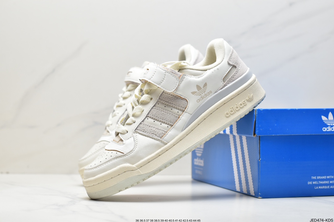 Adidas Clover Originals Forum 84 Low Roman Series Velcro Low Help GW0298