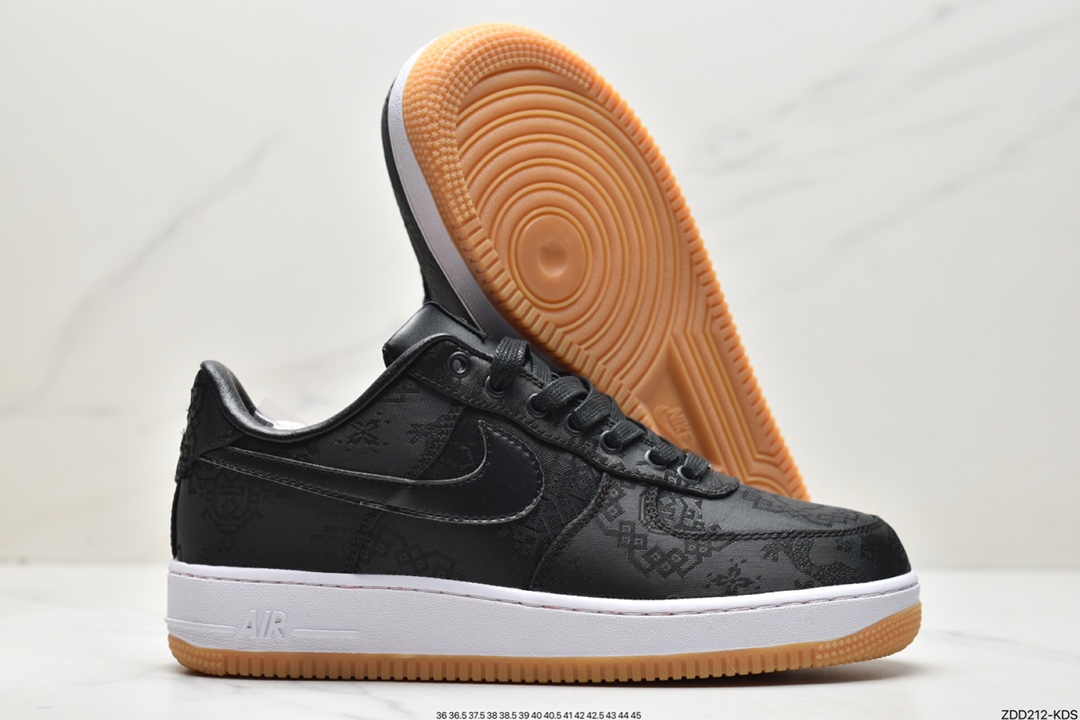 230 Fragment Design x Nike Air Force 1 JT PremiumGame Black 空军一号CJ5290-600