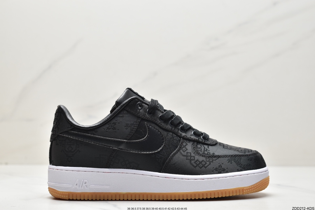 230 Fragment Design x Nike Air Force 1 JT PremiumGame Black 空军一号CJ5290-600