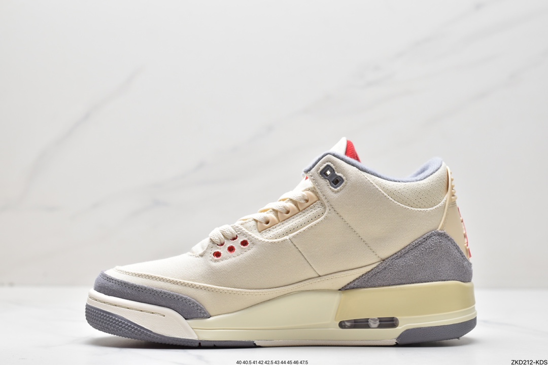 270 Air Jordan 3 Retro ”Muslin” 米白 棉布完美品DH7139-100