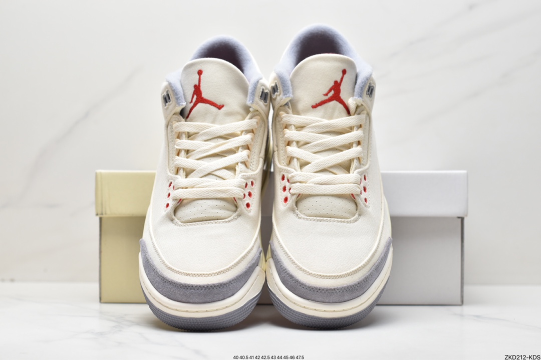 270 Air Jordan 3 Retro ”Muslin” 米白 棉布完美品DH7139-100