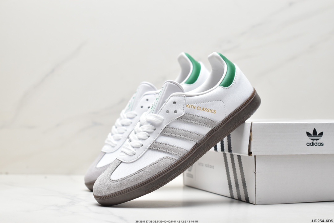 Adidas Originals Samba Vegan OG Samba series gentleman moral training football shoes FX5388