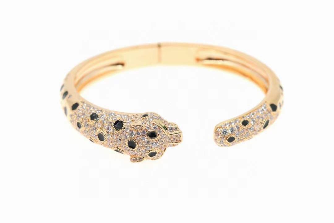 Cartier Cartier 玫瑰金满钻 猎豹豹子手镯