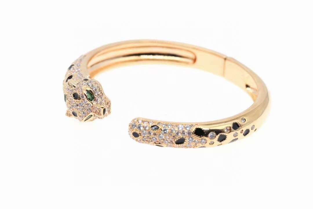 Cartier Cartier 玫瑰金满钻 猎豹豹子手镯