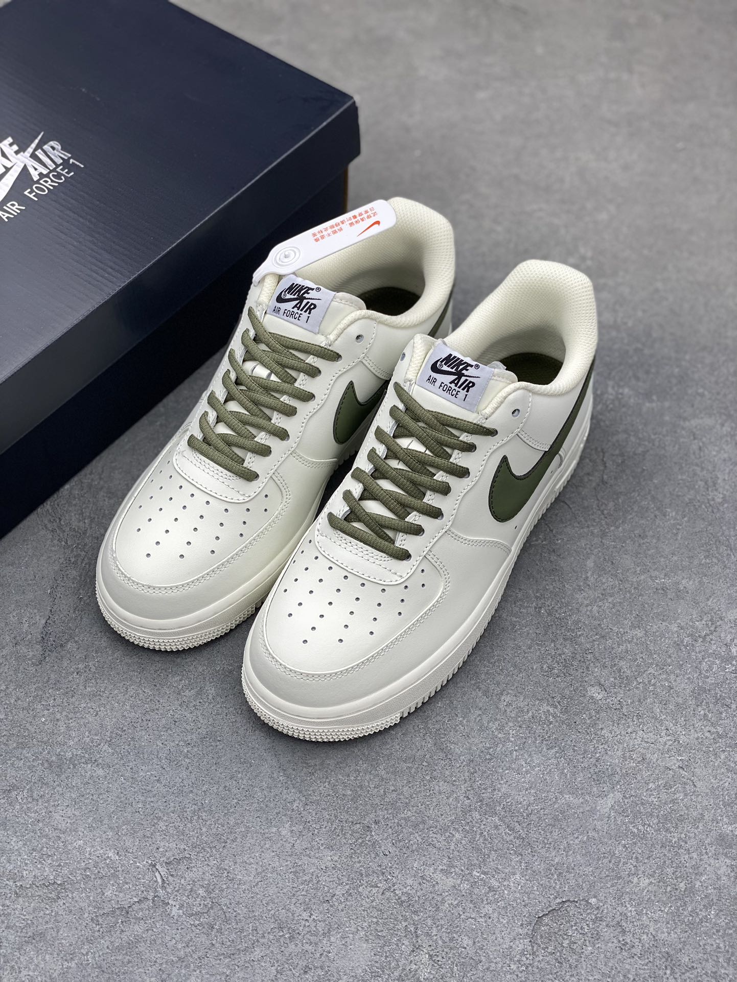 Nike Air Force 1 Low '07 'Light Orewood Green' Casual Sneakers -CQ5059-110 9 i1680979325 4171 7
