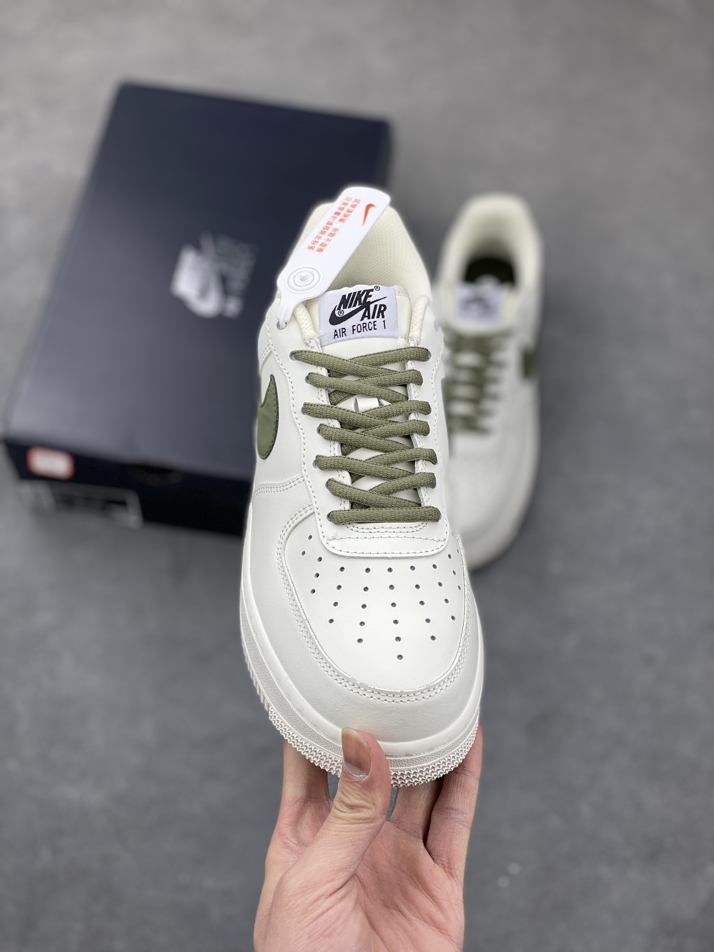 Nike Air Force 1 Low '07 'Light Orewood Green' Casual Sneakers -CQ5059-110 3 i1680979325 9395 1