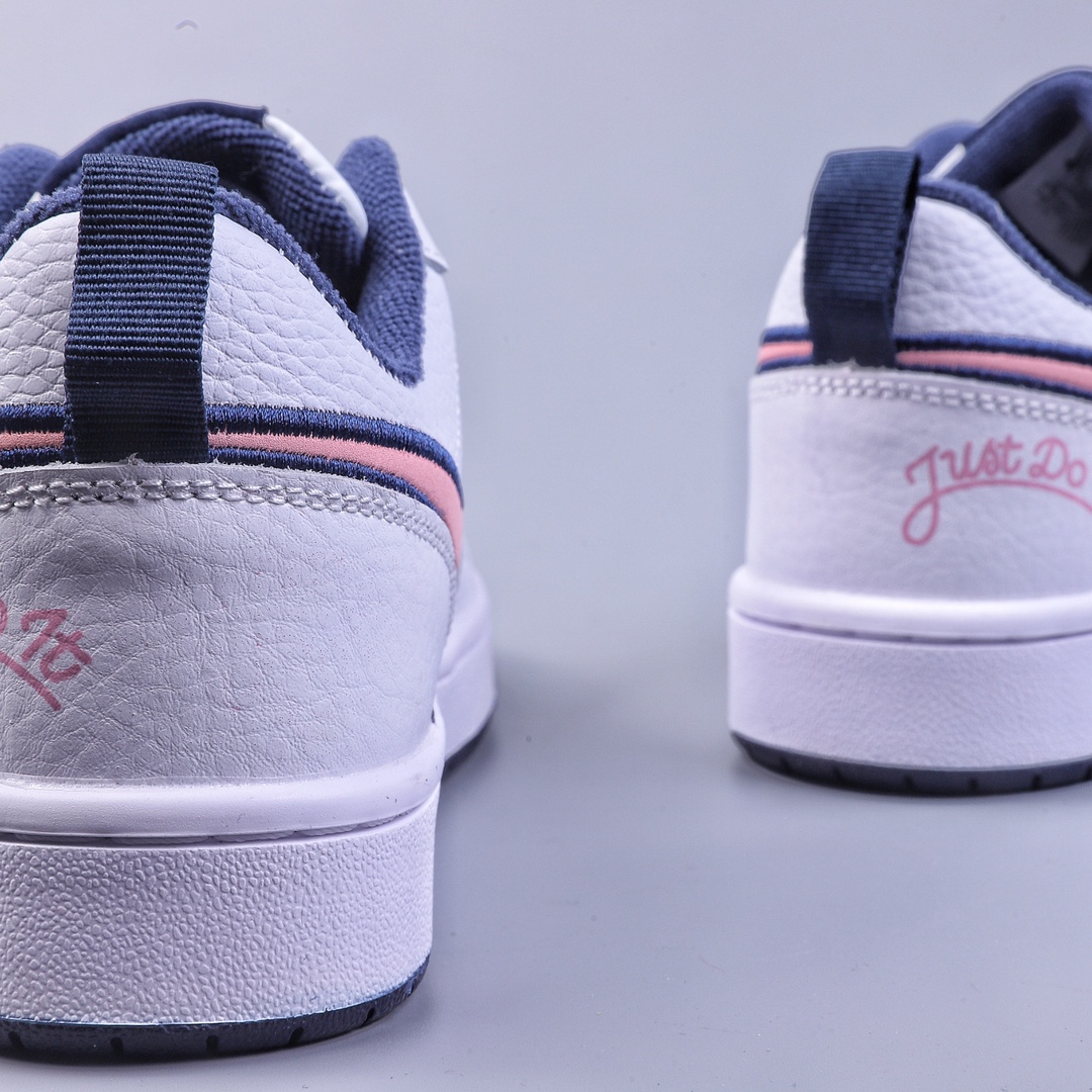 200 Nike Court Borough Low 2 FP（GS） 低帮百搭透气休闲运动板鞋  DB3090-100