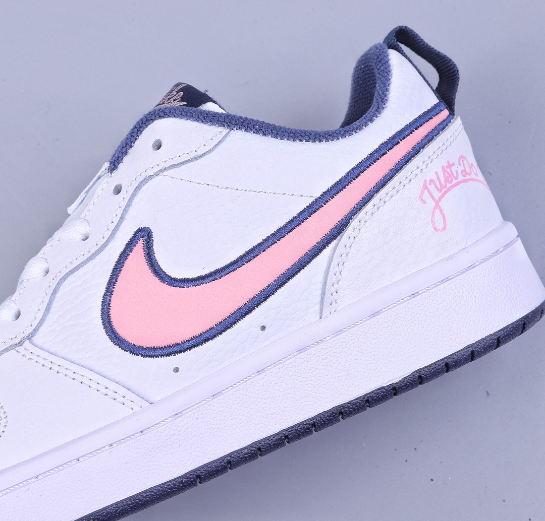 200 Nike Court Borough Low 2 FP（GS） 低帮百搭透气休闲运动板鞋  DB3090-100