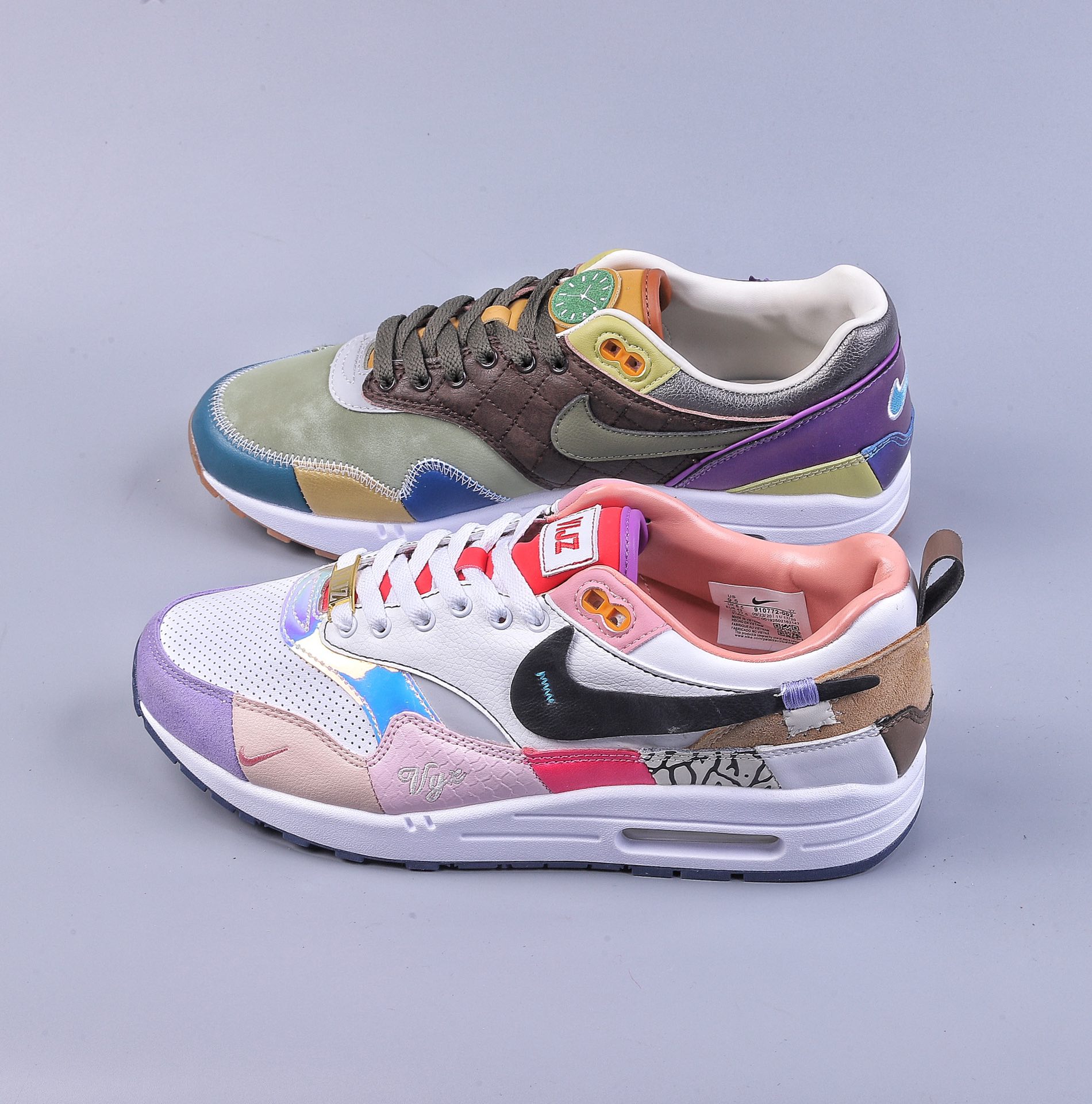 220 Nike Air Max 1 耐克半掌气垫复古跑步鞋 910772-002