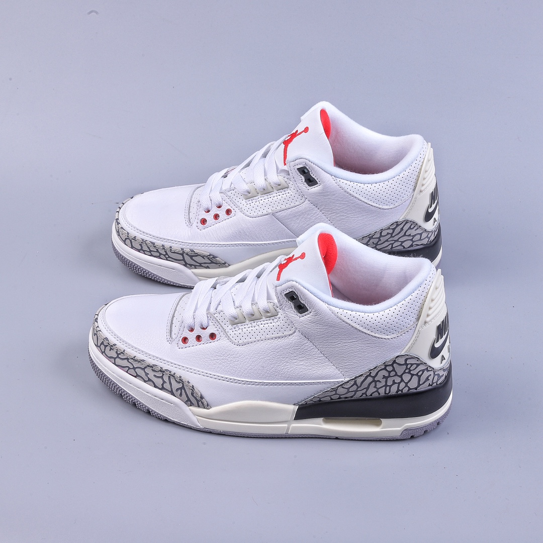 260 Air Jordan 3 Retro ”White Cement Reimagined” OG纯原生产线出品 DN3707-100