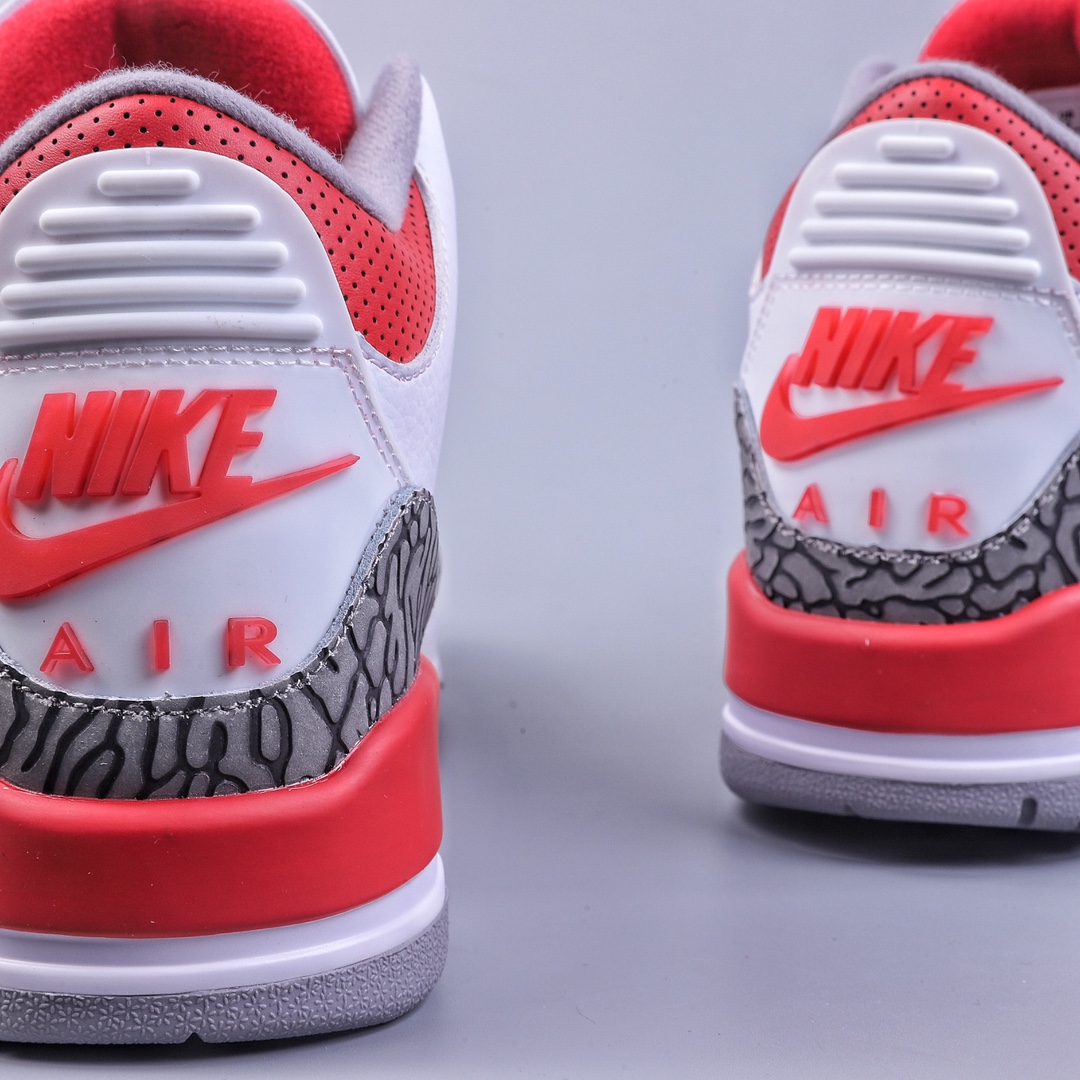 280 R版Air Jordan 3 Retro ”Fire Red” 火焰红配色  DN3707-160