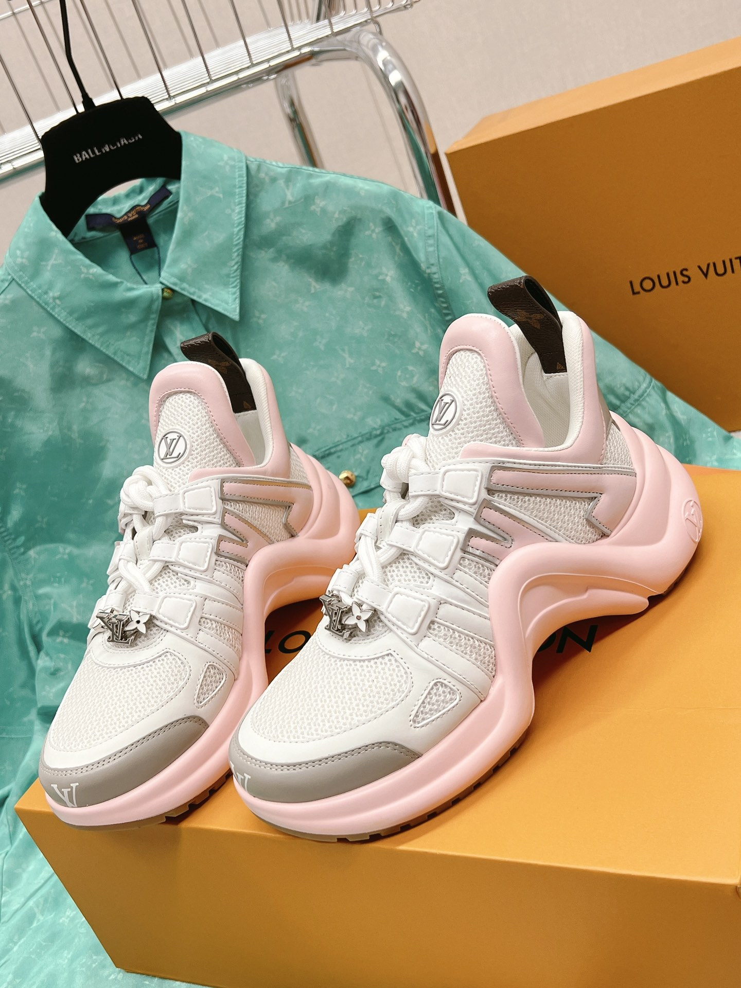 路易威登 Louis Vuitton 高定典藏经典高奢皮鞋男鞋女鞋鞋履高跟鞋 #01D88807 2
