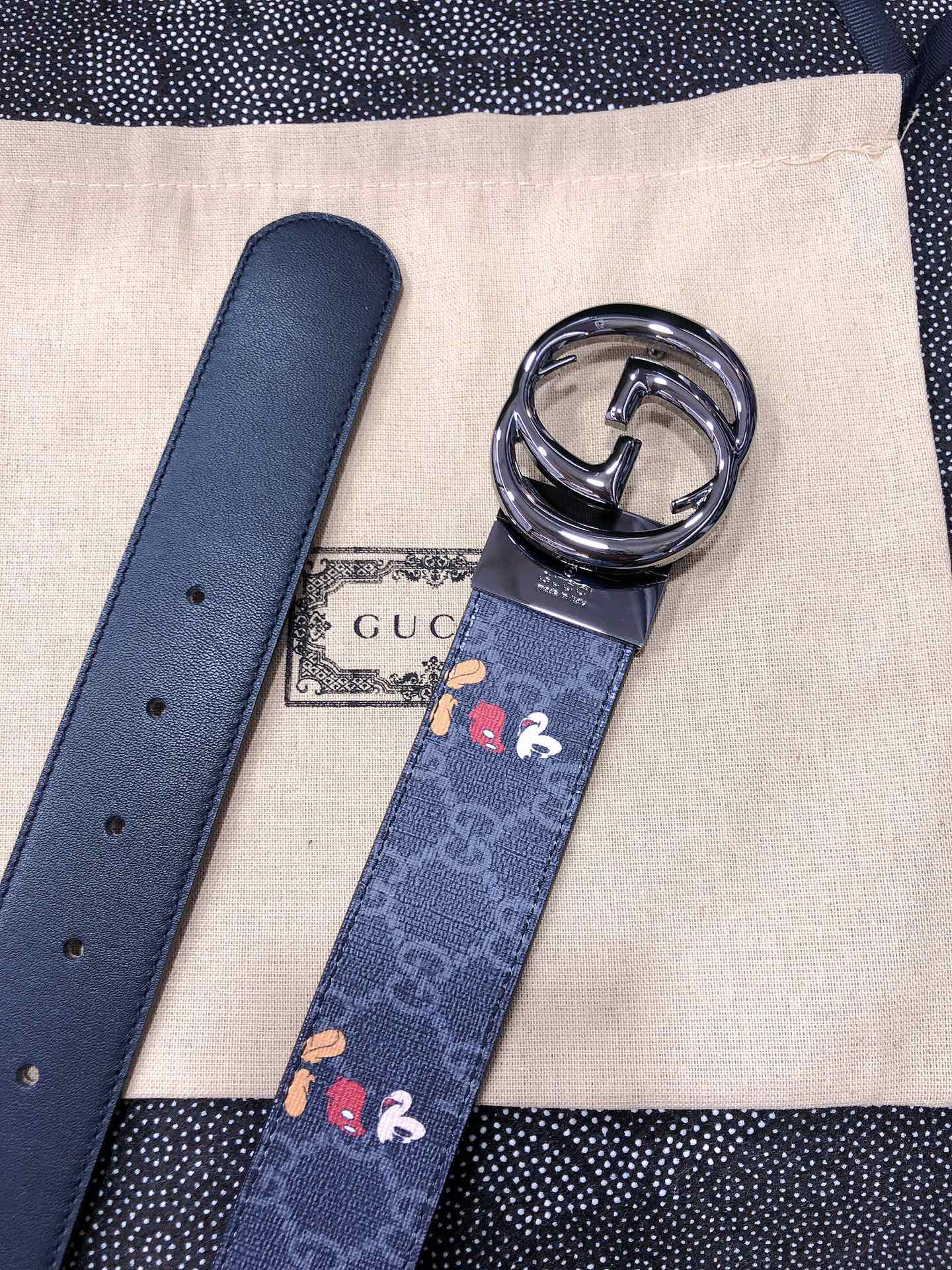 Gucci.古驰全套包装3.8cm进