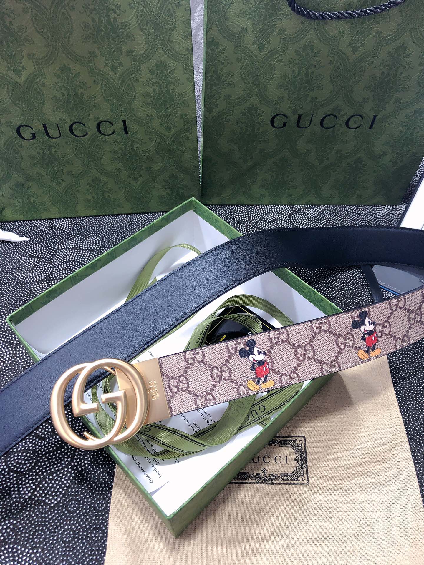 Gucci.古驰全套包装3.8cm进