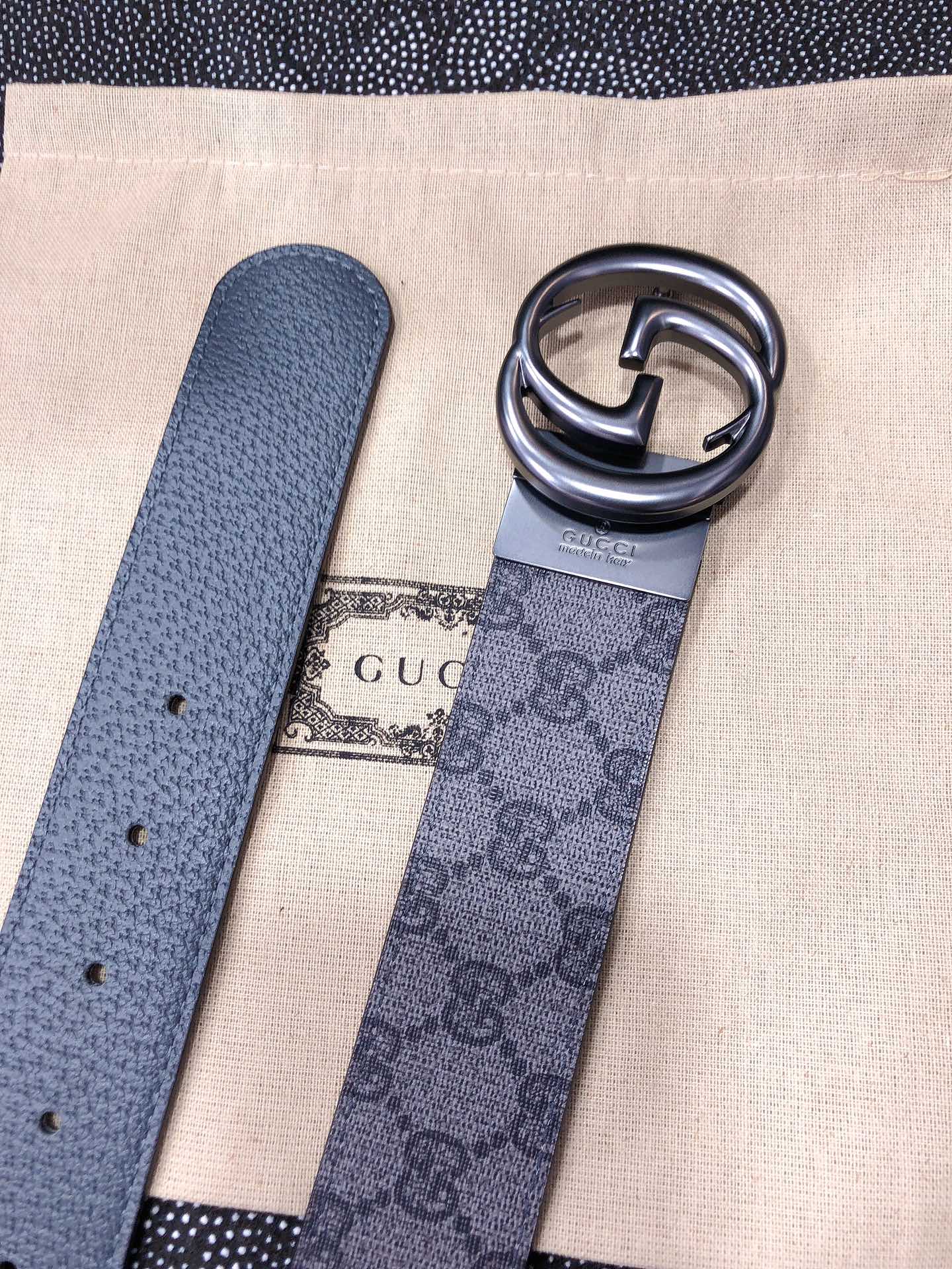 Gucci.古驰全套包装3.8cm进