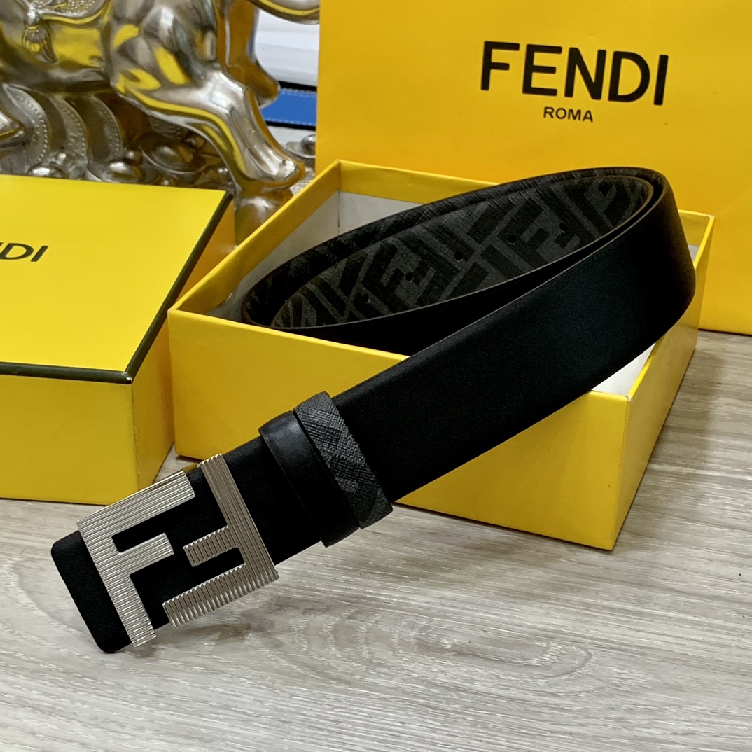 FENDI芬迪专柜同款宽4.0CM双