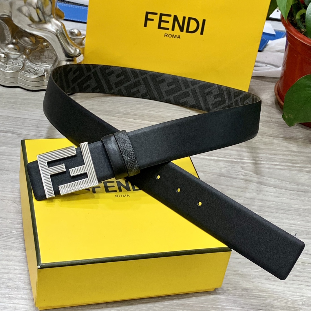 FENDI芬迪专柜同款宽4.0CM双