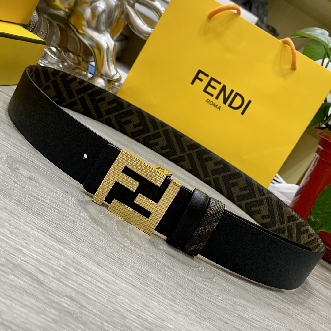 FENDI芬迪专柜同款宽4.0CM双