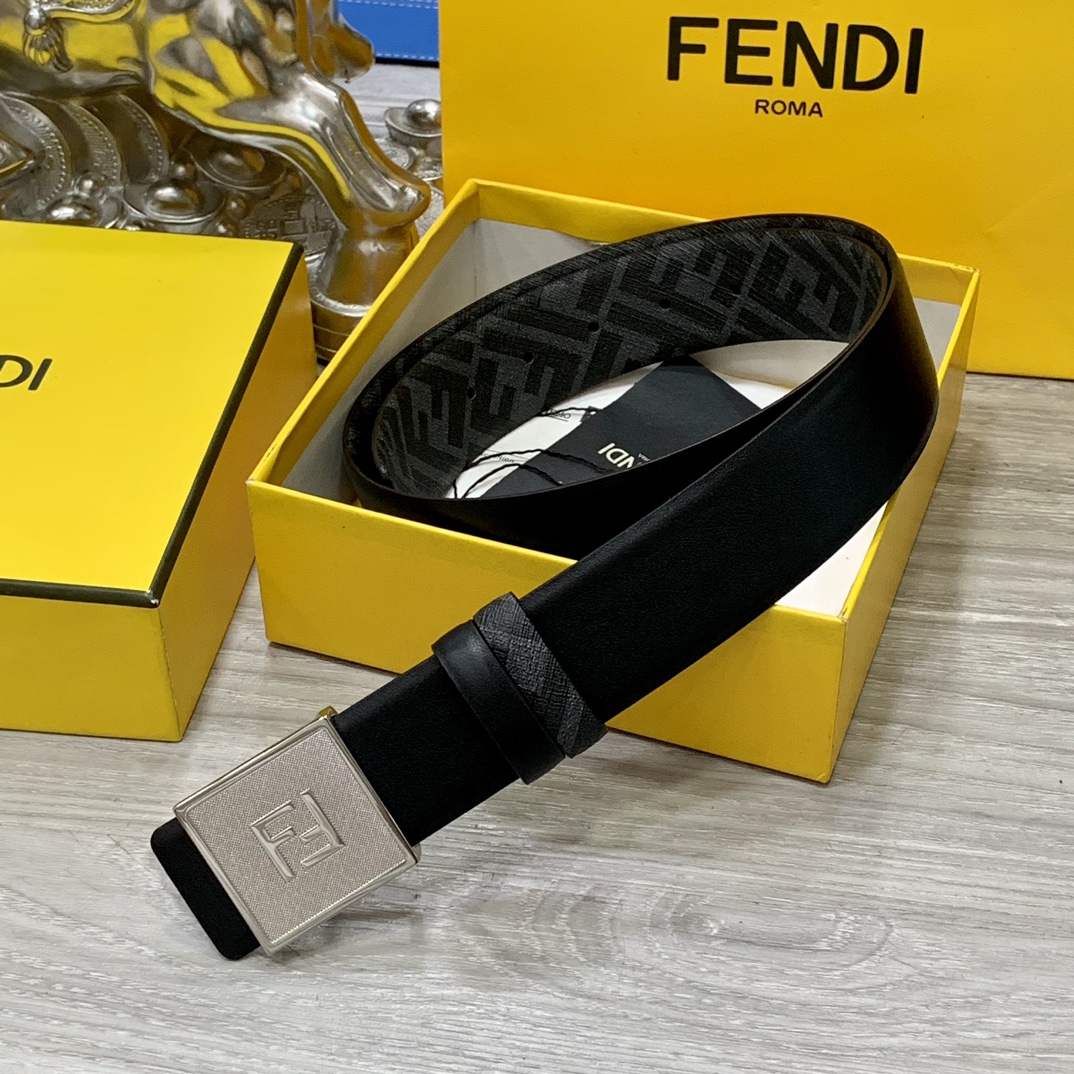 FENDI芬迪专柜同款宽4.0CM双