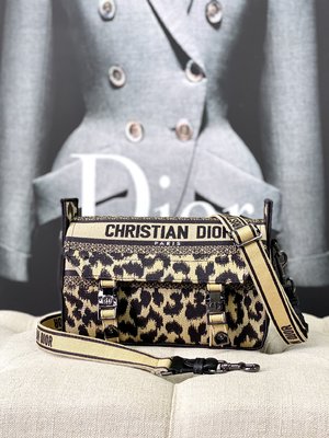 Dior Bags Handbags Leopard Print Embroidery