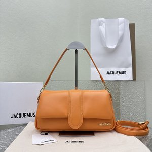 Jacquemus mirror quality Bags Handbags Grey Yellow Sheepskin Fashion Underarm